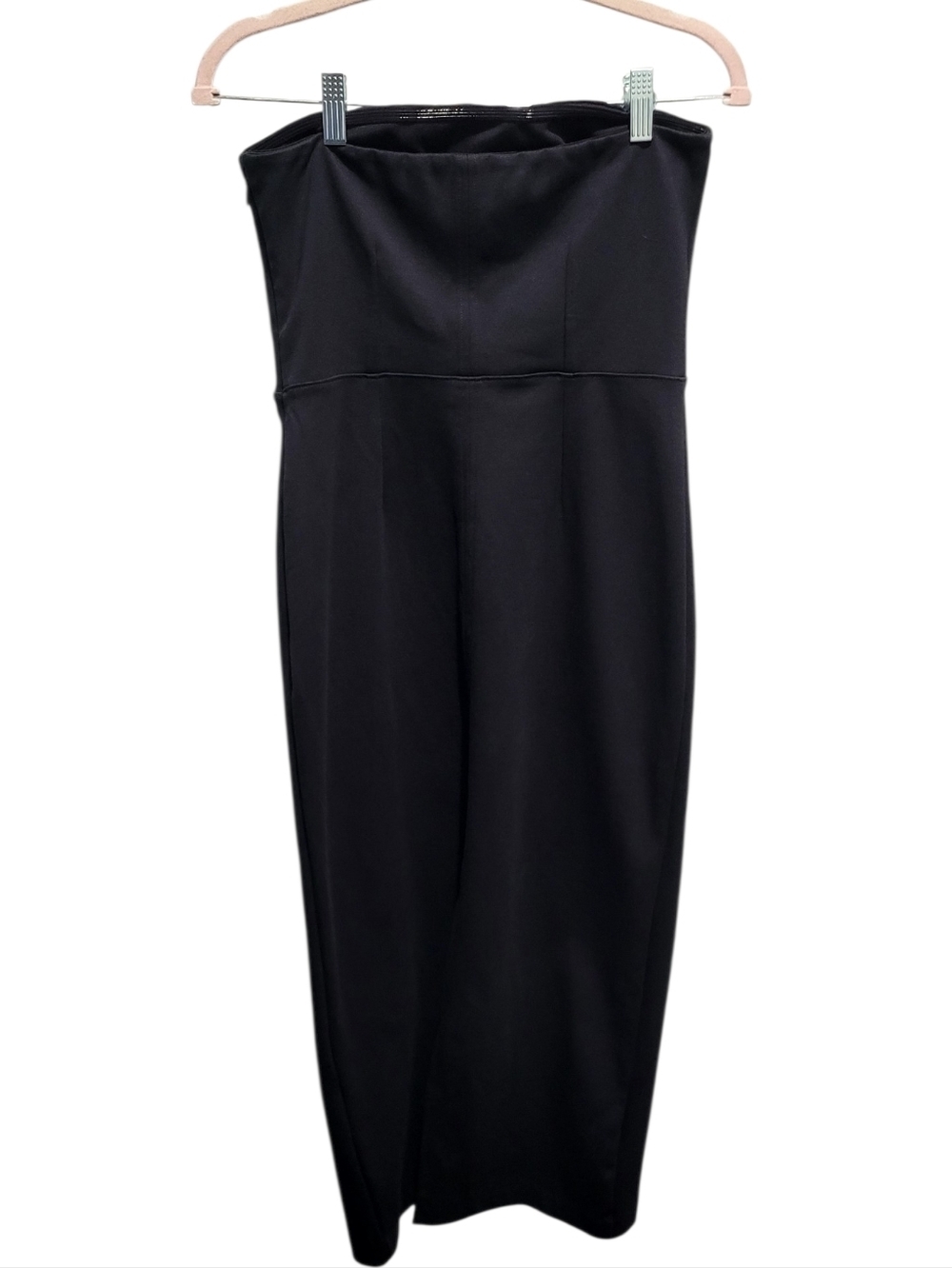 Everlane The Dream Strapless Black Dress Medium M Minimalist Tube Midi Dress - Picture 3 of 12